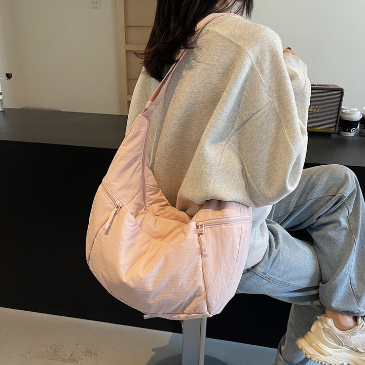 Weiche Stoff Hobo Tasche Karnz