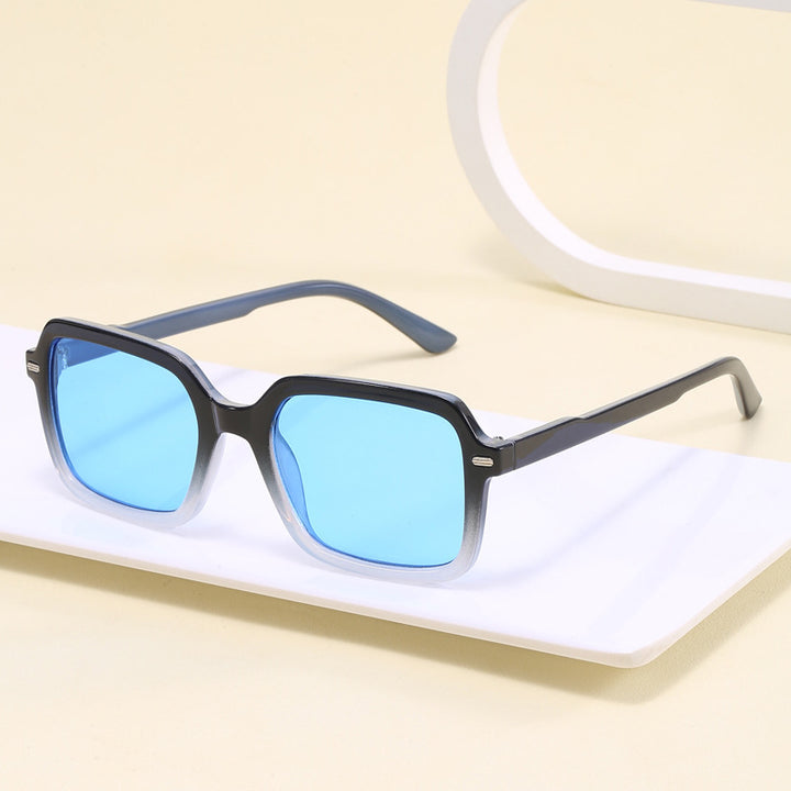 Damen trendige quadratische Sonnenbrille Karnz