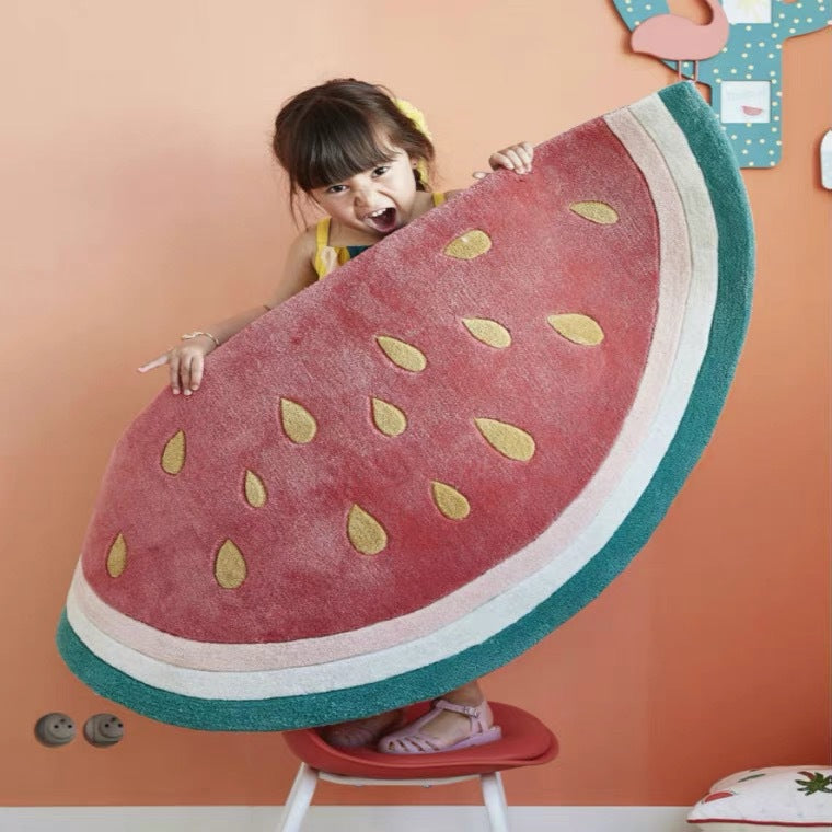 Wassermelonenstück Dekorativer Bereich Teppich Karnz