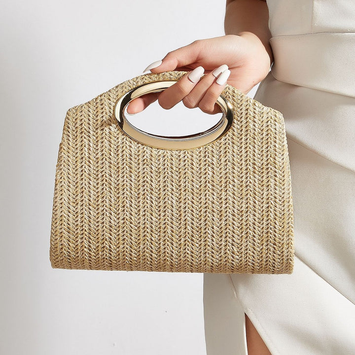 Strukturiert Gewebte Handtasche