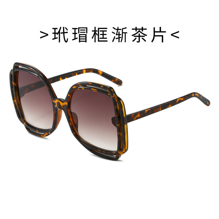 Damen Fashion Sonnenbrille mit modernem Rahmen Karnz