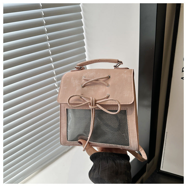 Chic Strukturierter Rucksack Karnz