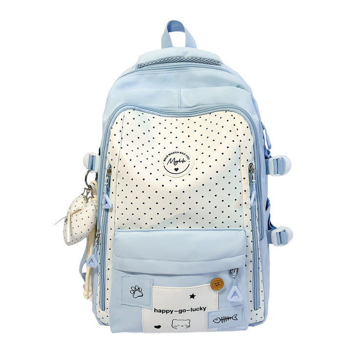 Verspielt Polka Dot Freizeit Rucksack Karnz