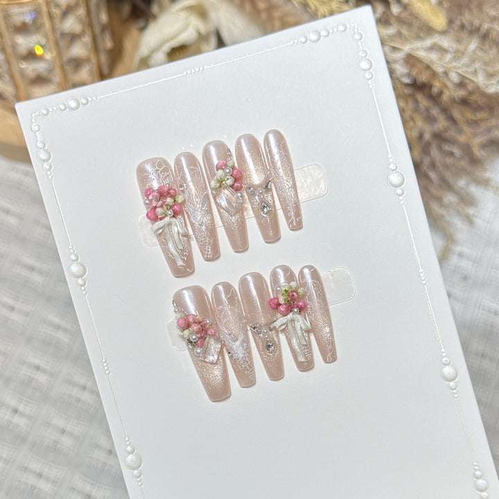 Florales Artisan Press-On Nagelset