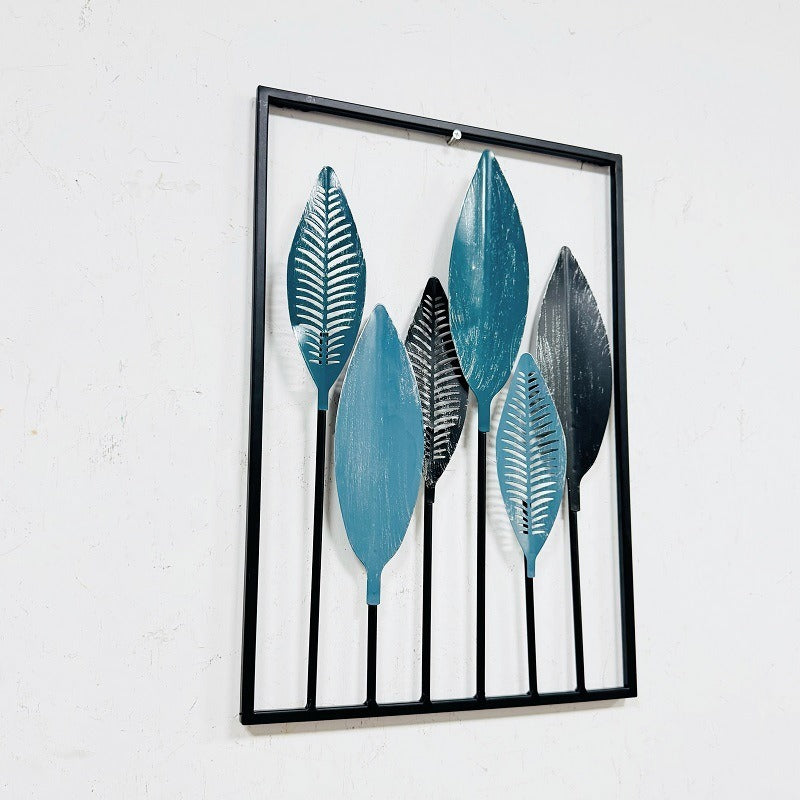Dekoratives Blatt Wandkunst Set Karnz