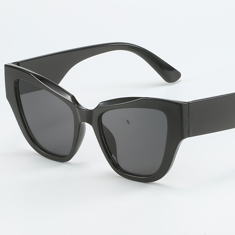 Damen Cat-Eye-Sonnenbrille mit extravagantem Leopardenmuster Karnz