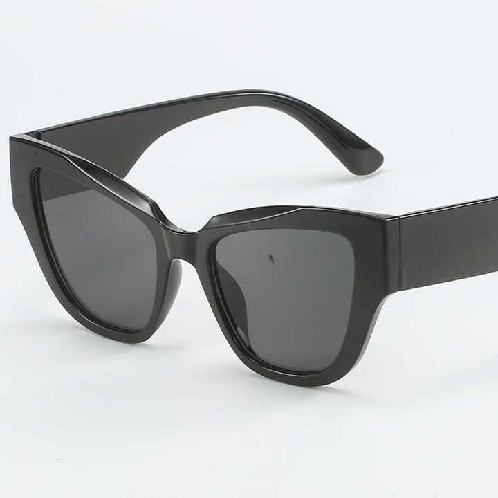 Damen Cat-Eye-Sonnenbrille mit extravagantem Leopardenmuster Karnz