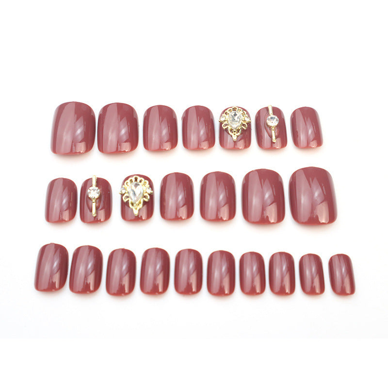 Elegantes Dekoratives Press-On Nagelset 1790727123