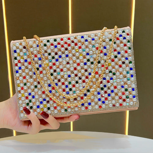 Bejeweled Abend-Clutch