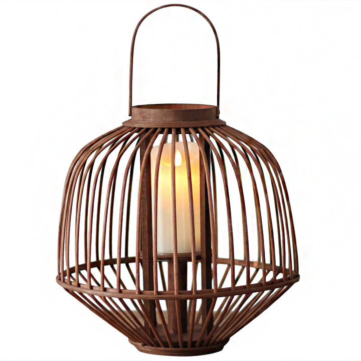 Dekorative Rattan-Laterne Karnz