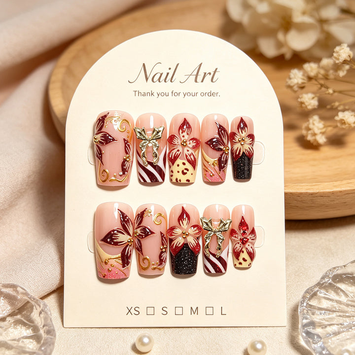 Stilvolle Floral Nail Art