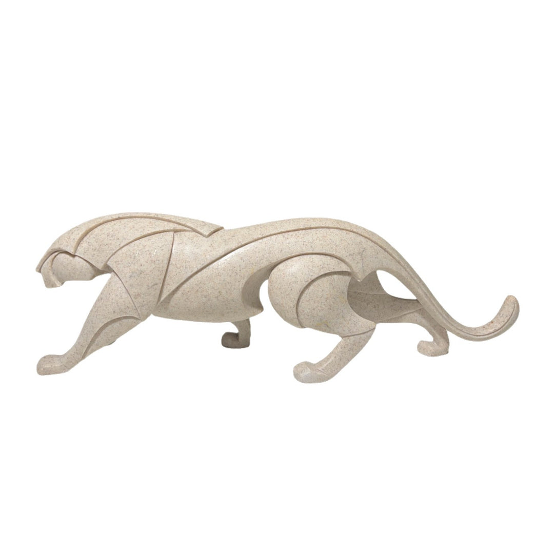 Künstlerische Panter Skulptur Karnz