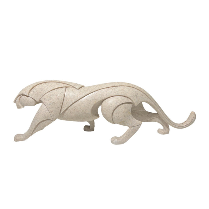 Künstlerische Panter Skulptur Karnz