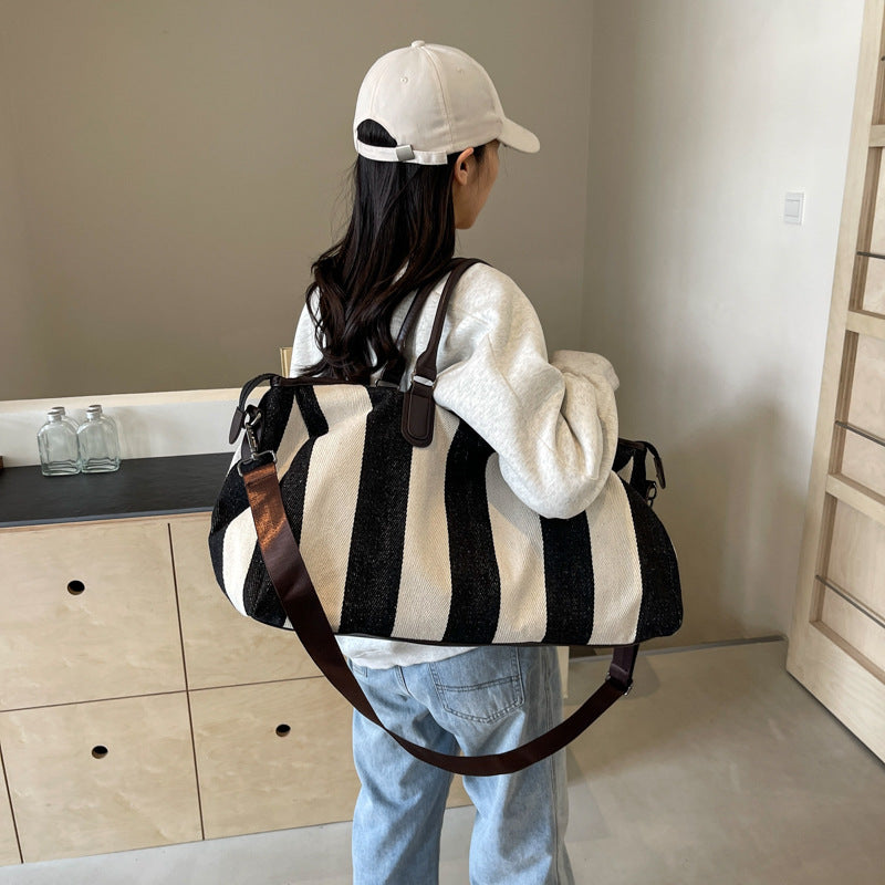 Stylische Canvas-Duffel-Tasche