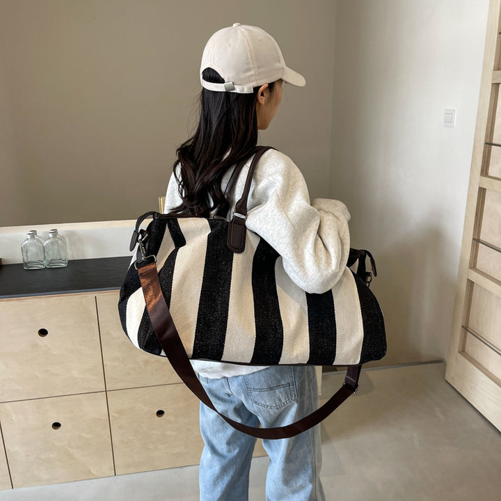Stylische Canvas-Duffel-Tasche