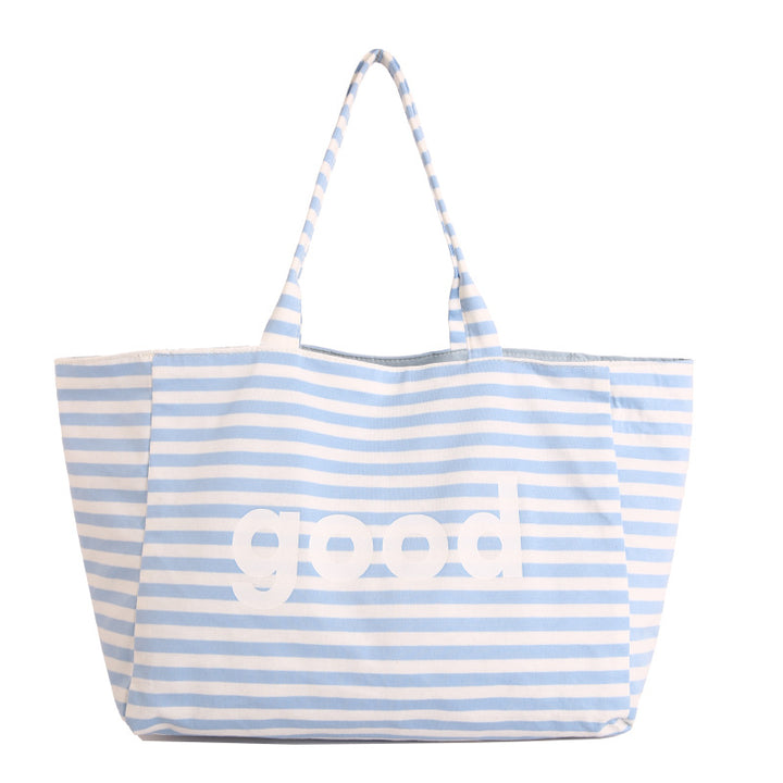WoSpacious Canvas Strandtas Karnz