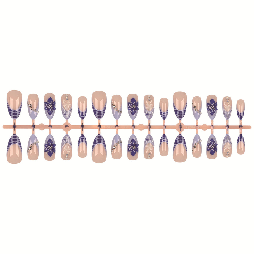 Künstlerisches Press-On Nageldekoration Set