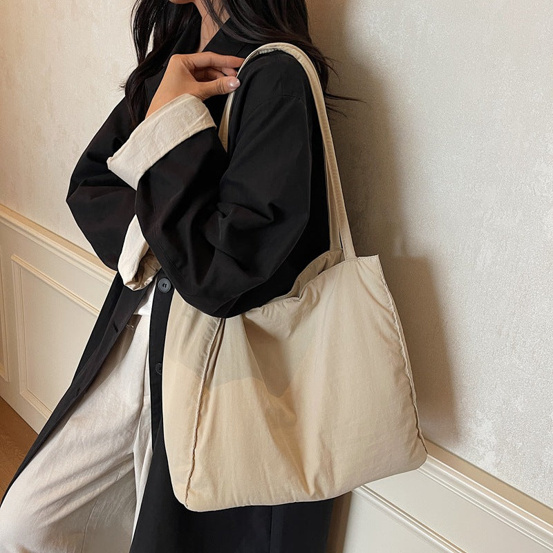 Casual gestepptes Schulter-Tote