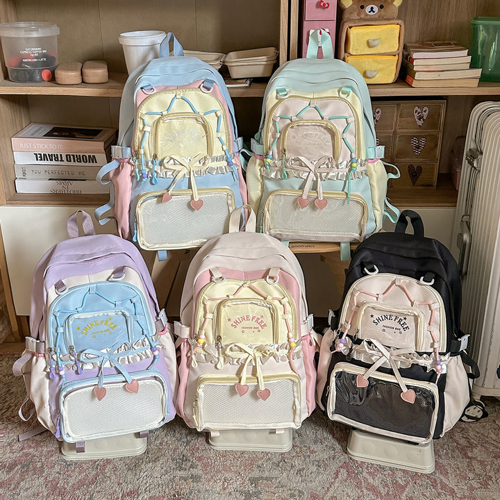 Stylische Multi-Compartment Mode Rucksack Karnz