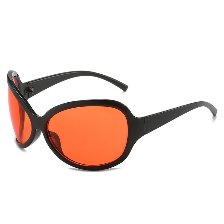 Stylische Übergroße Schild Sonnenbrille Karnz 1787812453