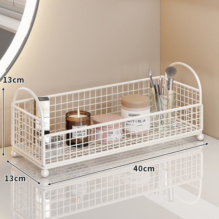 Drei-Tier-Eck-Mesh-Metall-Badregal-Organizer