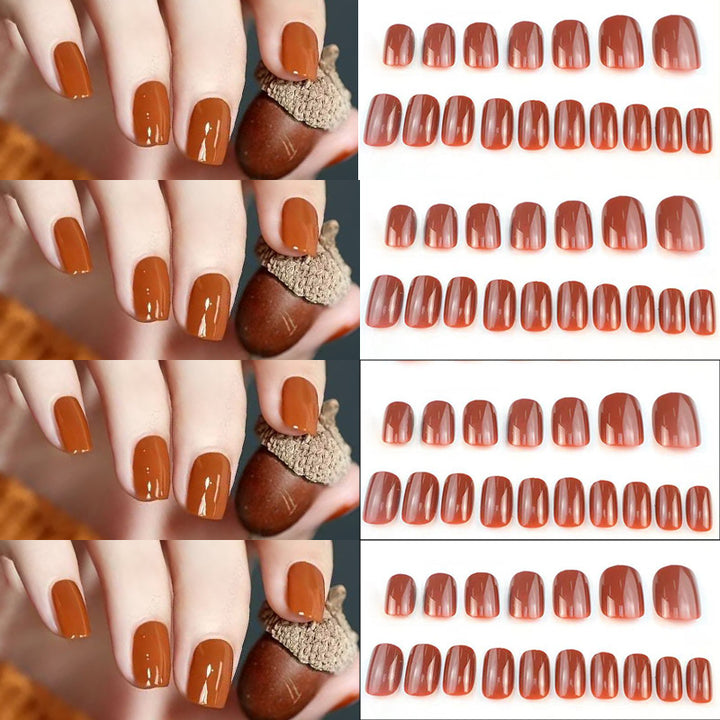 Glänzende Press-On Nagelspitzen Karnz