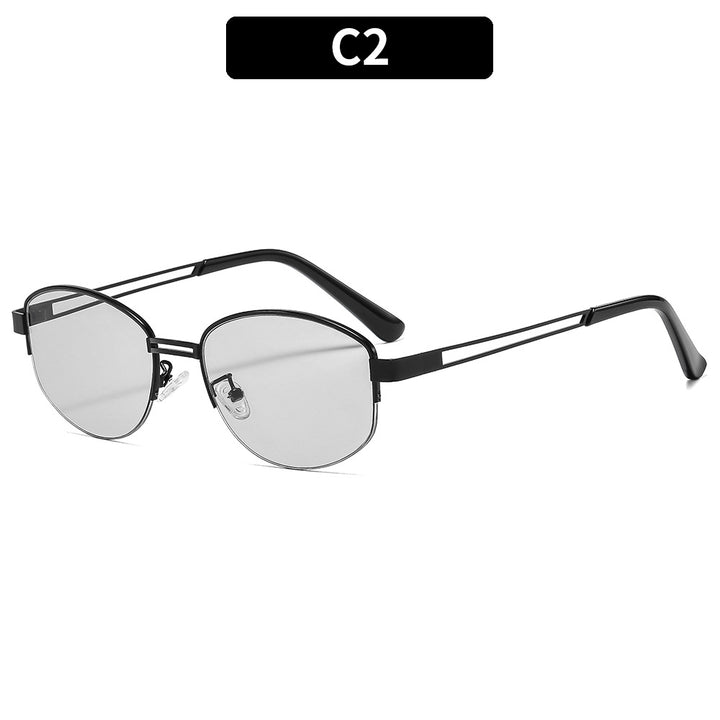 Winkeldesign Metallene Hexagon Sonnenbrille