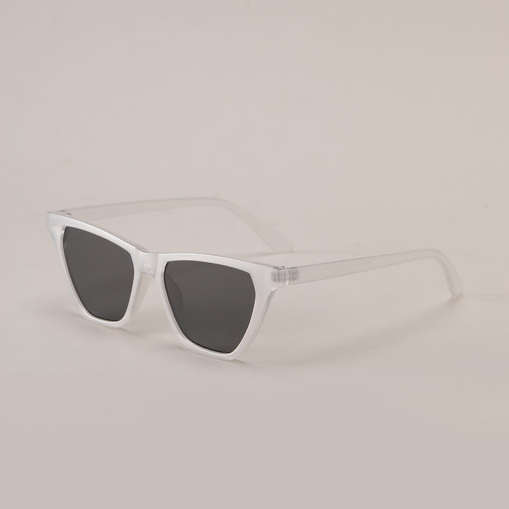 Damen Cat-Eye Sonnenbrille mit modernem, durchscheinendem Rahmen Karnz