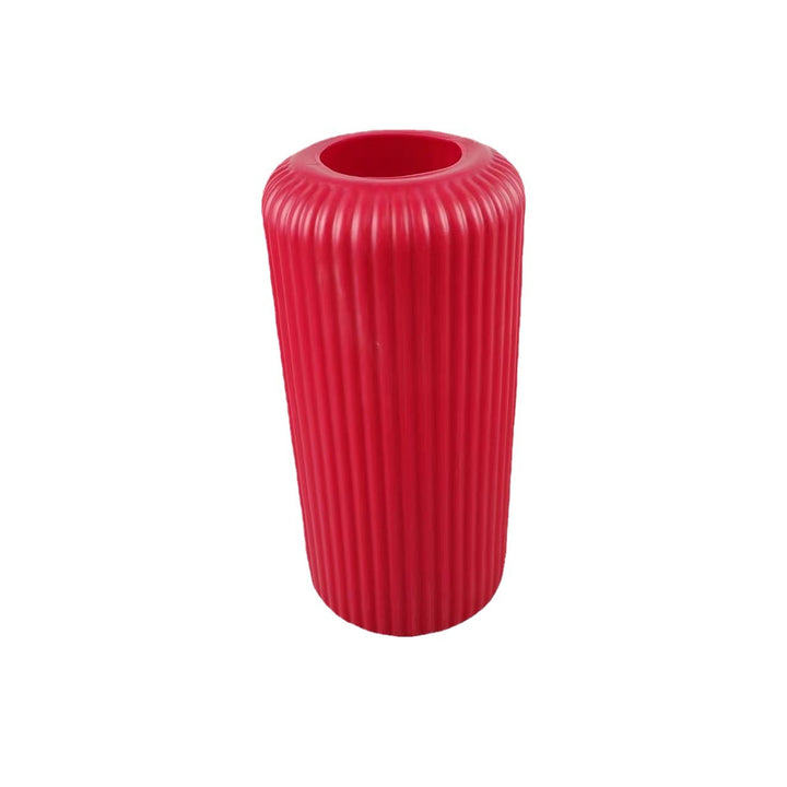Moderne gerippte Keramikvase Karnz