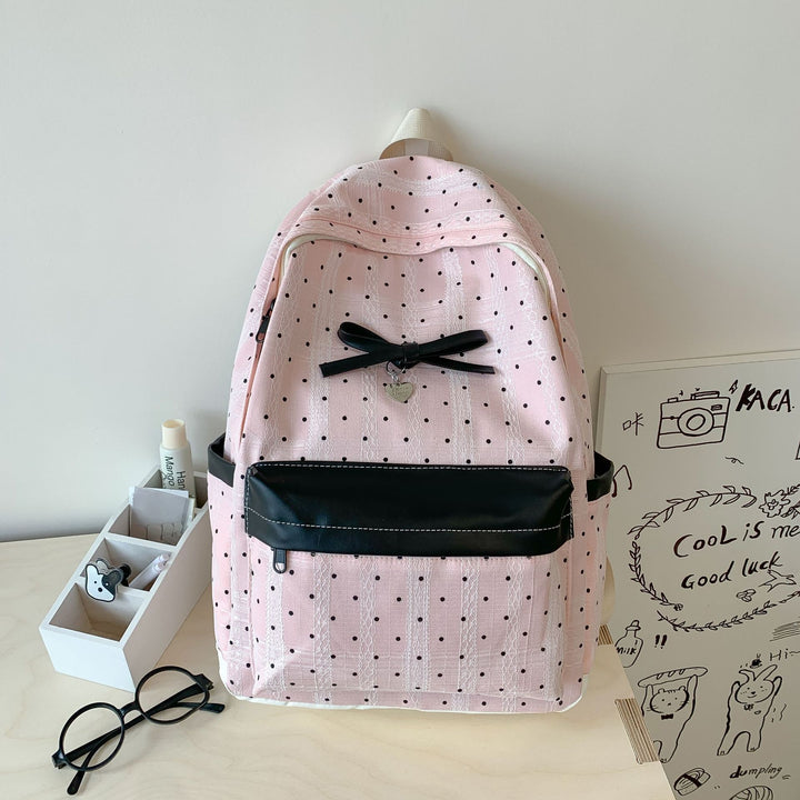 Stylischer gepunkteter Rucksack