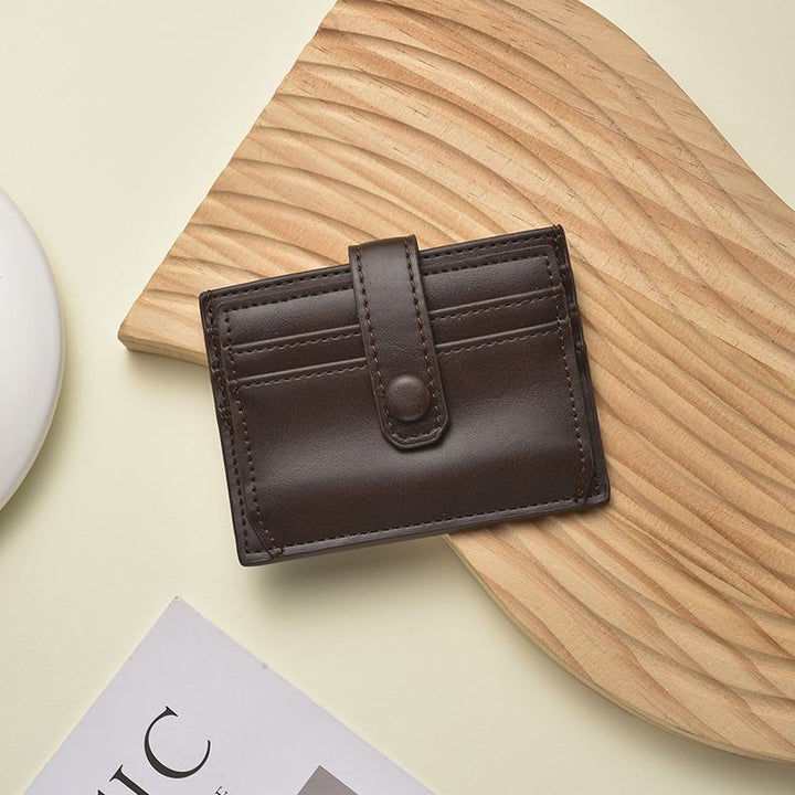 Minimalistischer Lederkartenhalter Karnz