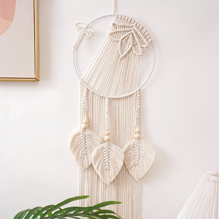 Macrame Blatt Wandhänger Dekor