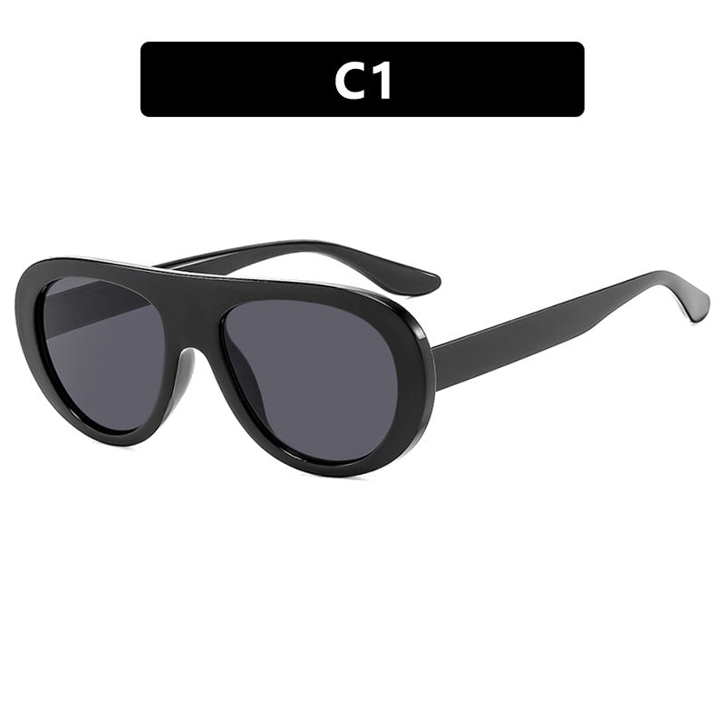 Damen modische oversized Sonnenbrille mit schützendem UV-Filter Karnz