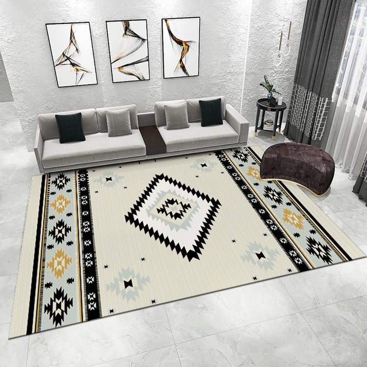 Geometrisch gemusterter Teppich 1786779209