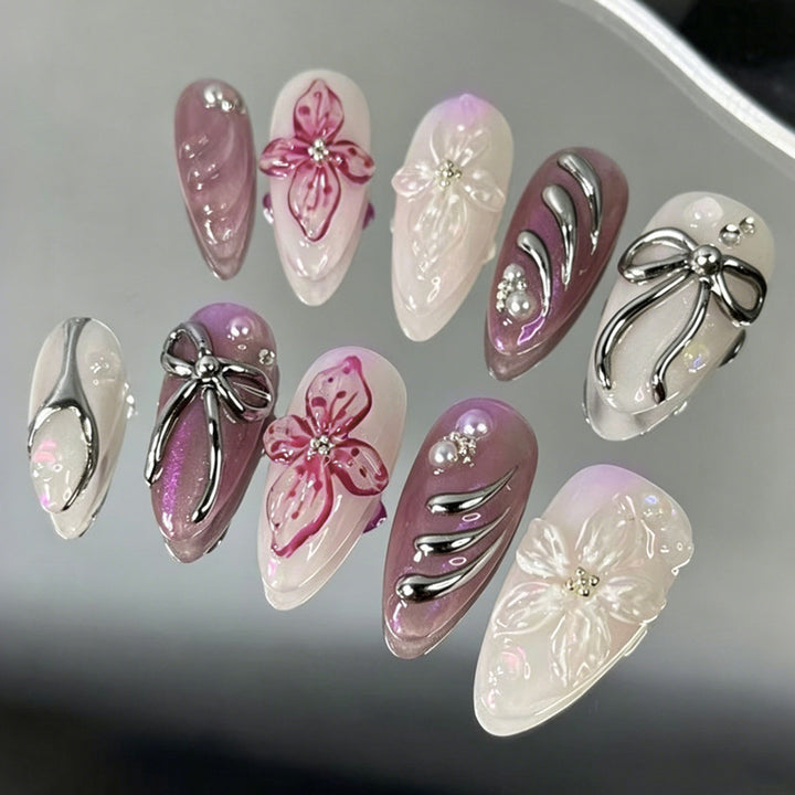 Künstliche Fingernägel mit eleganten Designs Karnz