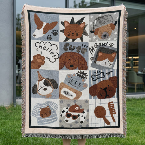 Tiermotiv Kuscheldecke
