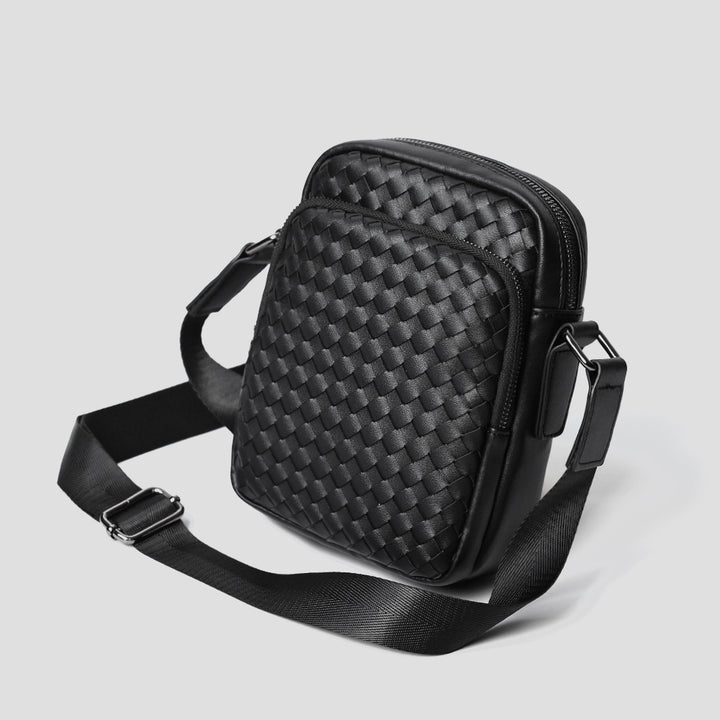 Praktische Crossbody-Tasche mit Geflochtenem Design Karnz