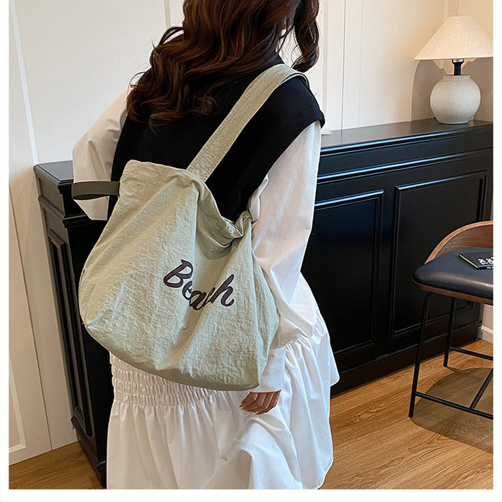 Geräumige Canvas-Shopper-Tasche Karnz