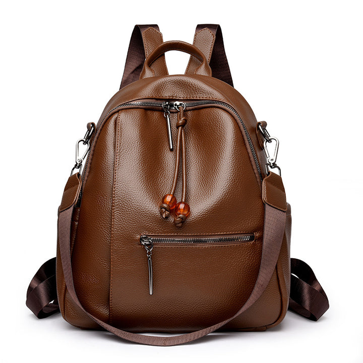 Premium Leder Reise Rucksack Karnz