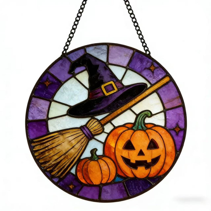 Dekorative Totenkopf Buntglas Wandkunst Karnz