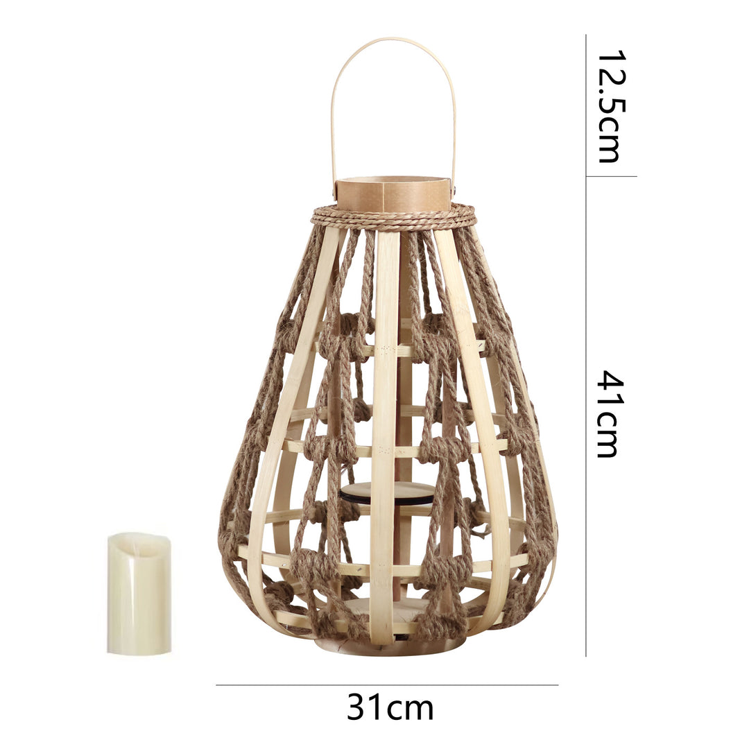 Dekorative Laterne aus Rattan Karnz