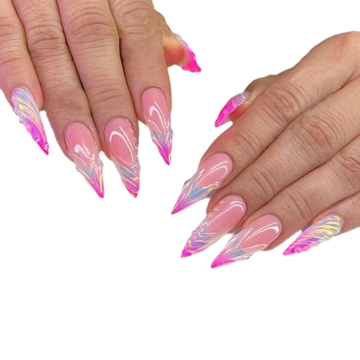 Künstlerische Stiletto-Nagelverlängerungen Karnz