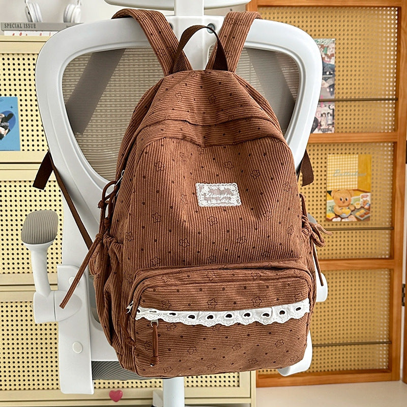 Süßer Floralprint-Rucksack