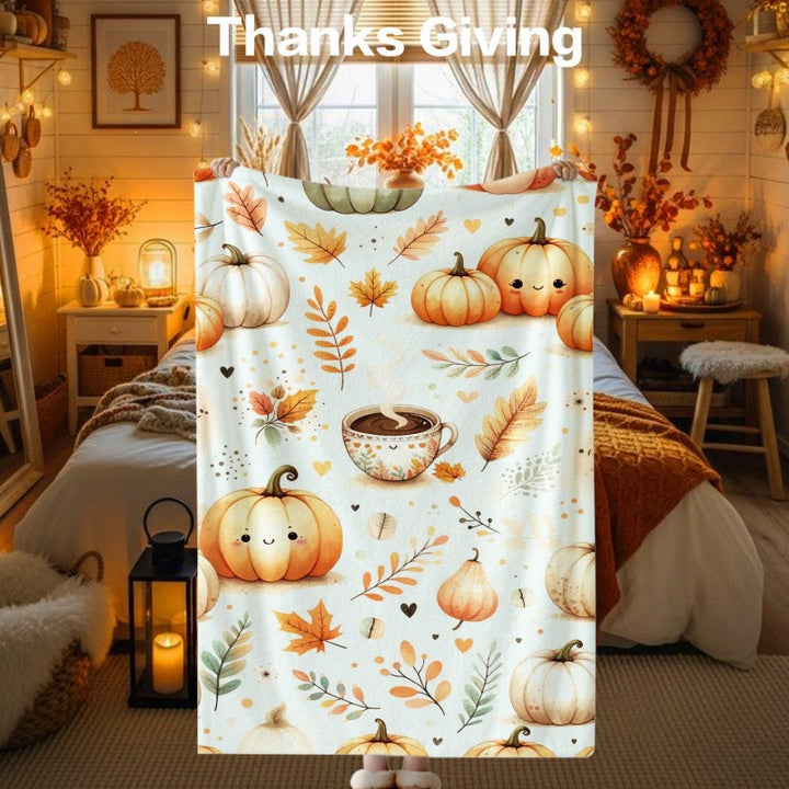 Thanksgiving-Themen Kuscheldecke