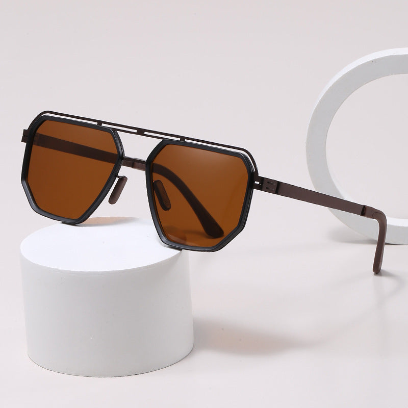 Damen modische octagonale Sonnenbrille mit stilvollem Rahmen Karnz