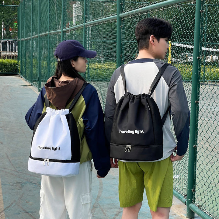 Lässiger Kordelzug-Rucksack Karnz