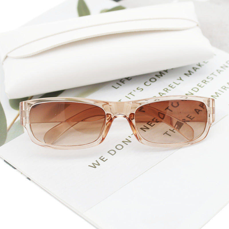 Damen modische Sonnenbrille im stylischen Rechteckdesign Karnz