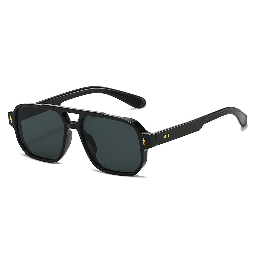 Oversized geometrische Sonnenbrille mit verbesserter UV-Schutz Karnz