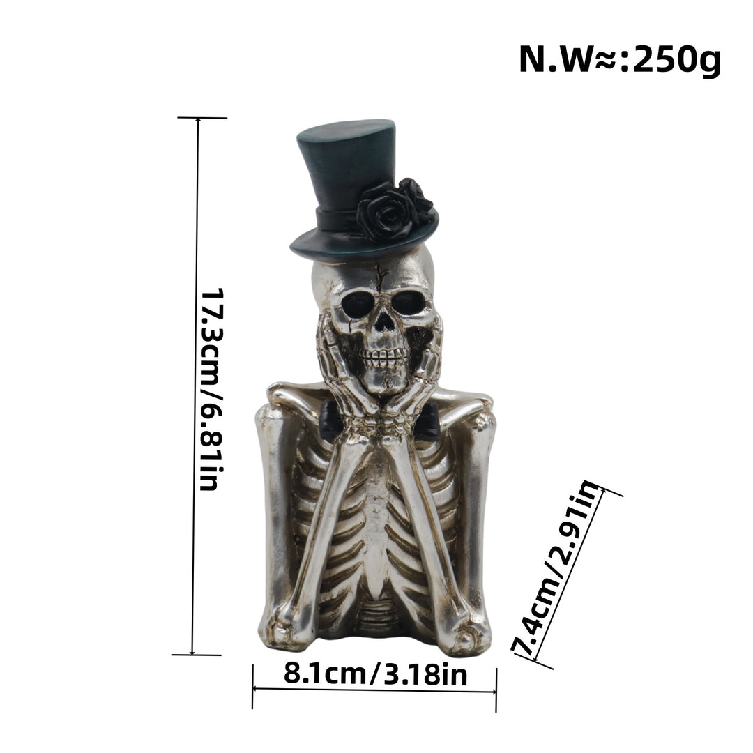 Romantische Skeletfigur Karnz