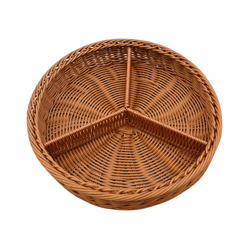 Multi-Abteil Geflochtener Organizer Tray Karnz